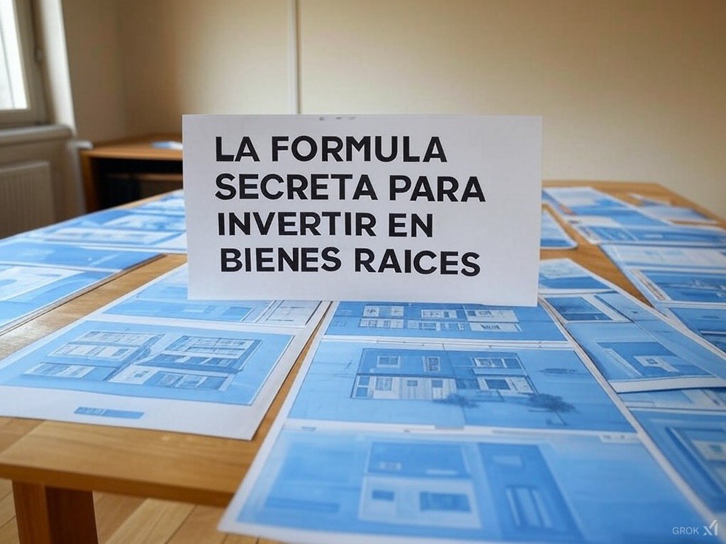 La fórmula secreta para invertir con éxito en bienes raíces